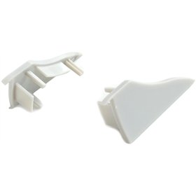Avide Alu Profile Wall End Cap - Left and Right side