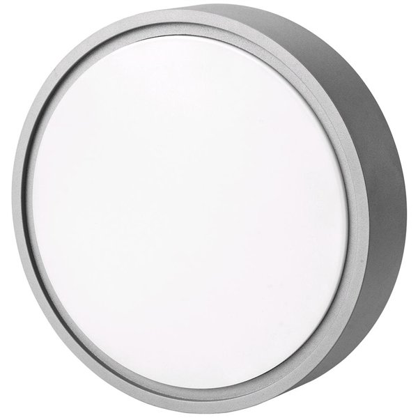 Avide Bulkhead Lamp Merkur-C IP54 Pyöreä 12W NW 4000K Harmaa