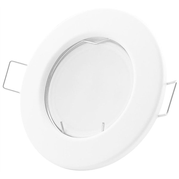 Avide GU10 Kehys Pyöreä Valkoinen