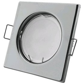 Avide GU10 Frame Square Chrome