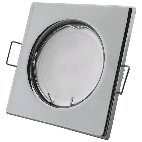 Avide GU10 Frame Square Chrome