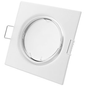 Avide GU10 Frame Square Swivel White