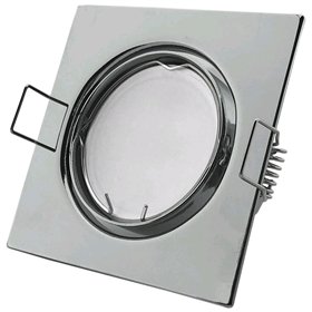 Avide GU10 Frame Square Swivel Chrome