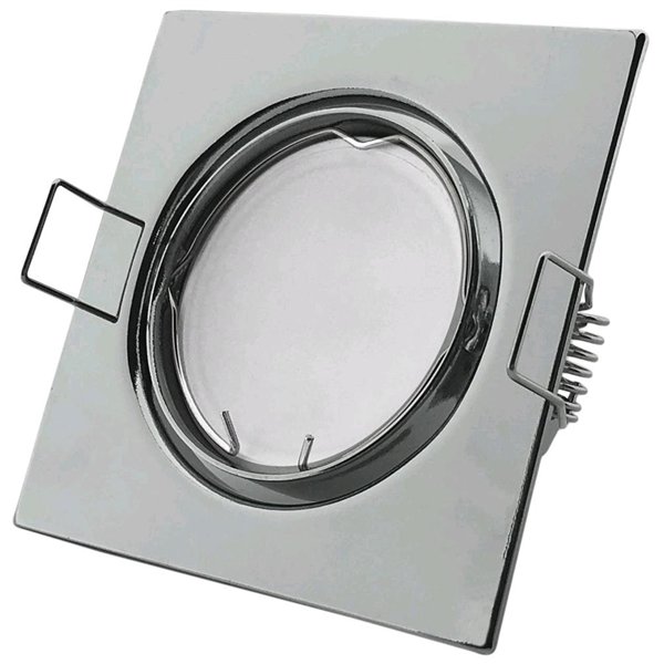 Avide GU10 Frame Square Swivel Chrome