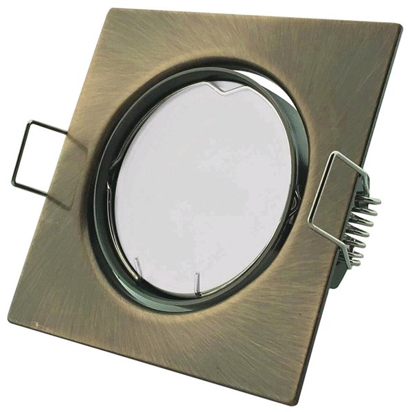 Avide GU10 Frame Square Swivel Copper