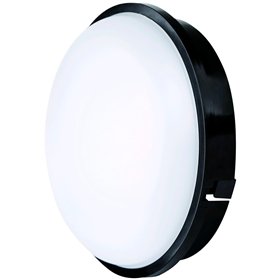 Avide Bulkhead Lamp Triton-R Round IP65 20W NW 4000K Black