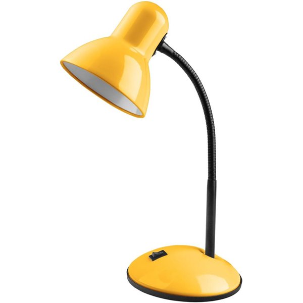 Avide Basic Galda Lampa Vienkārša Dzeltena