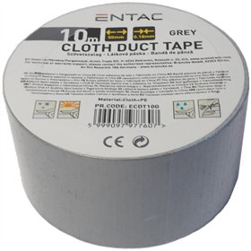 Entac Cloth Duct tape 0.18x50mm Grey 10m