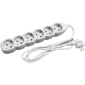 Entac Socket Extension Cord S1 6 Sockets 3m 3G1.5