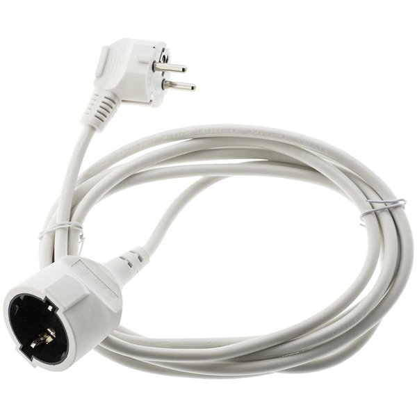 Entac Extension Cord 10m White 3G1.5