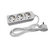 Entac Socket Extension Cord S1 3 Sockets 1.5m Flat head
