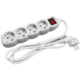 Entac Socket Extension Cord S1 4 Sockets With Switch 5m 3G1.5