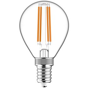 Avide LED Filament Mini Globe 2W E14 WW 2700K