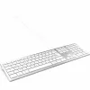 Näppäimistö Mobility Lab Valkoinen Hopeinen Mac OS AZERTY