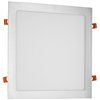 Avide LED Ceiling Lamp Recessed Panel Square ALU Satin Nickel 24W NW 4000K