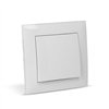 Entac 101 Arnold Recessed wall switch single-pole White