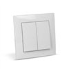 Entac 105 Arnold Recessed wall switch serial switch White
