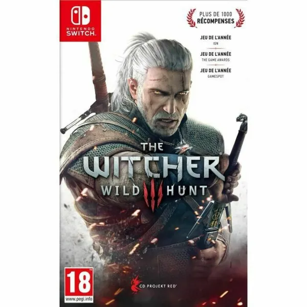Videomäng Switch konsoolile Bandai The Witcher 3: Wild Hunt