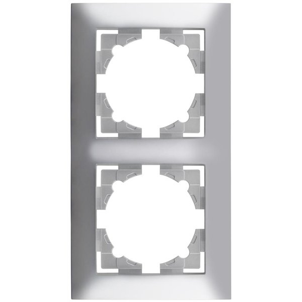 Entac Arnold Vertical wall frame 2 Silver