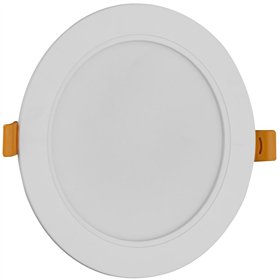 Avide LED Ceiling Lamp Recessed Panel Round Plastic 12W CW 6400K