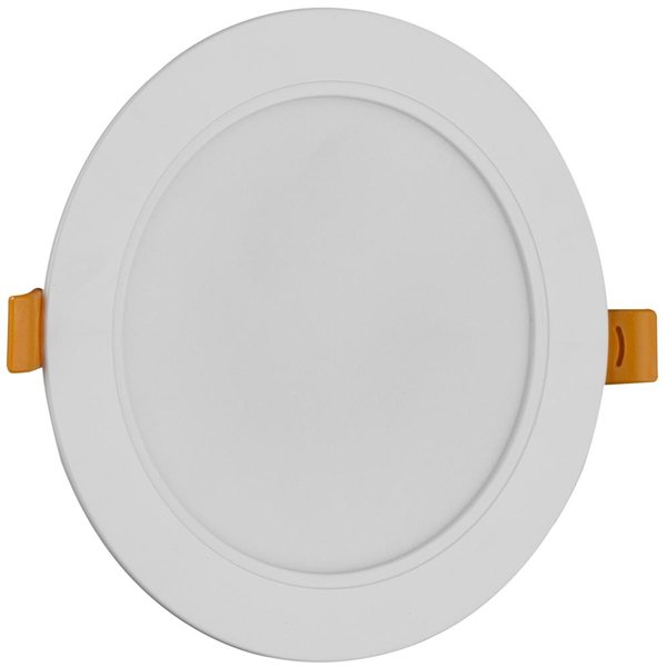 Avide LED Ceiling Lamp Recessed Panel Round Plastic 12W CW 6400K