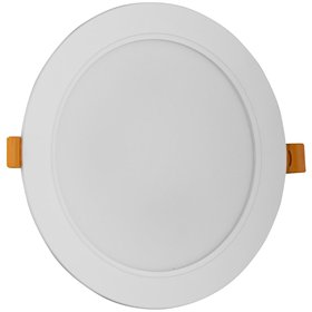 Avide LED Ceiling Lamp Recessed Panel Round Plastic 18W WW 3000K