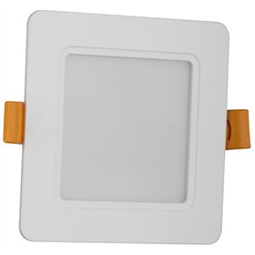 Avide LED Ceiling Lamp Recessed Panel Square Plastic 5W WW 3000K