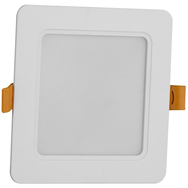 Avide LED Ceiling Lamp Recessed Panel Square Plastic 9W CW 6400K