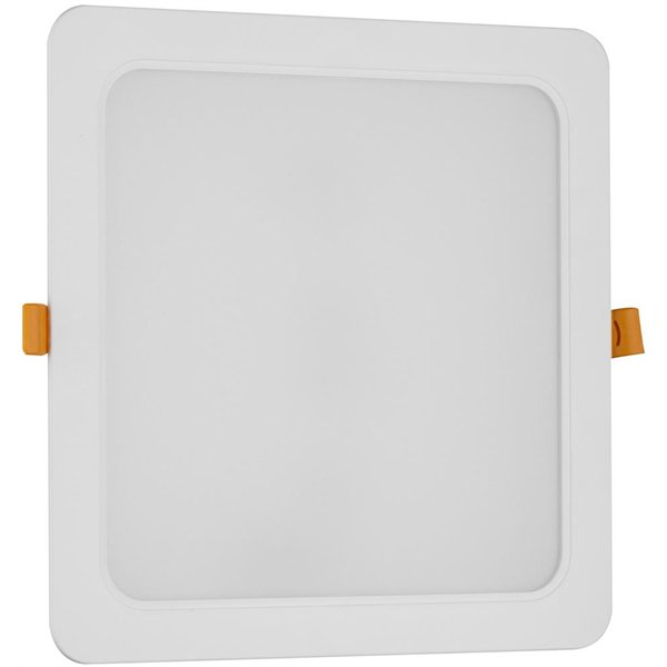 Avide LED Ceiling Lamp Recessed Panel Square Plastic 24W WW 3000K