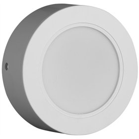 Avide LED Ceiling Lamp Surface Mounted Round Plastic 9W CW 6400K
