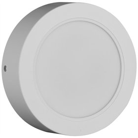 Avide LED Ceiling Lamp Surface Mounted Round Plastic 12W CW 6400K