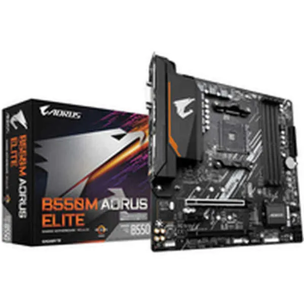 Pagrindinė plokštė Gigabyte B550M AORUS ELITE mATX AM4     AMD AM4 AMD AMD B550  
