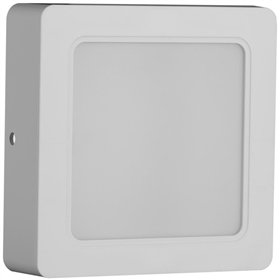 Avide LED Ceiling Lamp Surface Mounted Square Plastic 12W NW 4000K