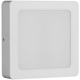 Avide LED Ceiling Lamp Surface Mounted Square Plastic 18W WW 3000K