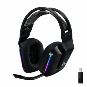 Žaidimų ausinės su mikrofonu Logitech G733 Lightspeed Headset Juoda