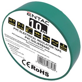 Entac Insulation Tape 0.13x19mm Green 10m