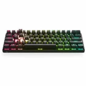 Klaviatūra SteelSeries Apex Pro Mini Juoda Belaidis Apšviestas iš nugaros LDC AZERTY
