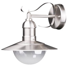 Avide Outdoor Wall Lamp Imperial 1xE27 IP44 Stainless Steel