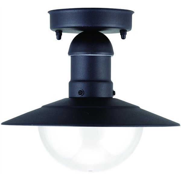 Avide Outdoor Ceiling Lamp Imperial 1xE27 IP44 Black
