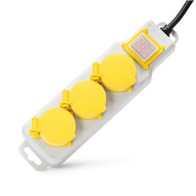 Entac Socket Extension Cord O1 With Switch 3 Sockets IP44 5m 3G1.5