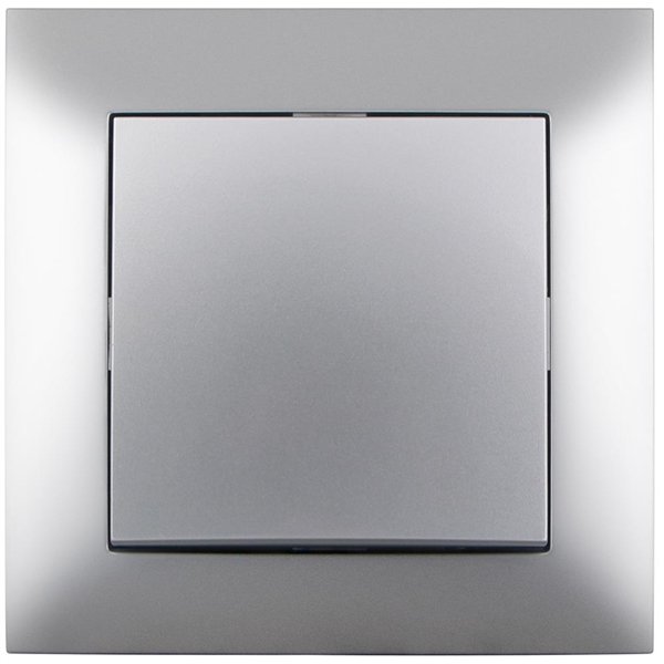 Entac 107 Arnold Recessed wall intermediate switch Silver