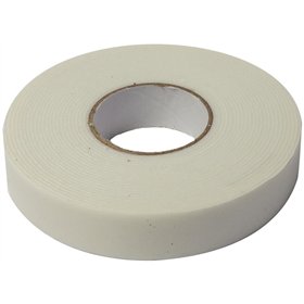 Entac Double Side Foam Tape 1x19mm White 2m