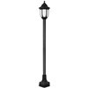 Avide Outdoor Pole Lamp Mateo-XL 122cm 1xE27 Black IP44