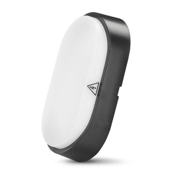 Светильник Avide Bulkhead Titania-O Oval IP54 14W NW 4000K Black 100lm/W