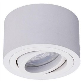 Avide A50LM Spot Light Round White Swivel