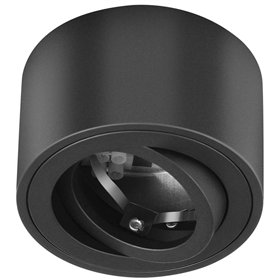 Avide A50LM Spot Light Round Black Swivel