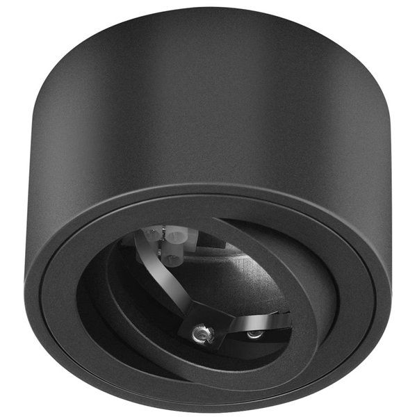 Avide A50LM Spot Light Round Black Swivel