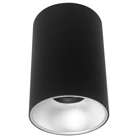 Avide GU10 Spot Light Round Black-Silver