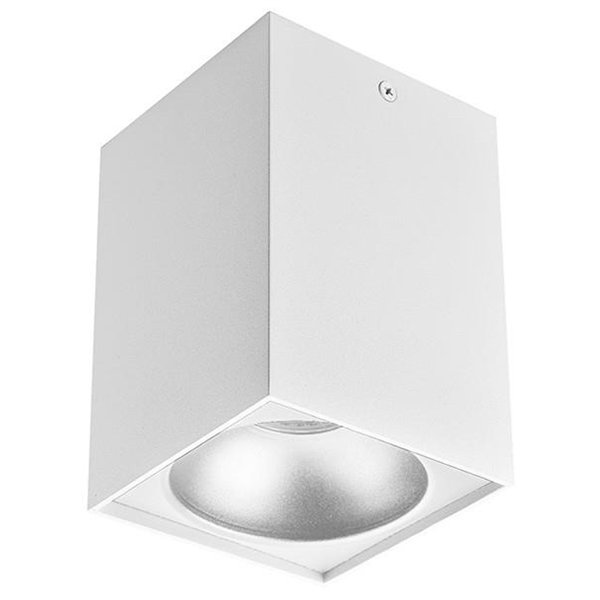 Avide GU10 Spot Light Square White-Silver