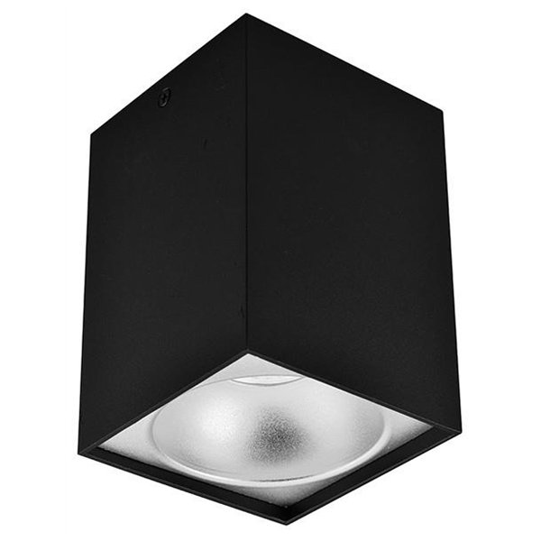 Avide GU10 Spot Light Square Black-Silver